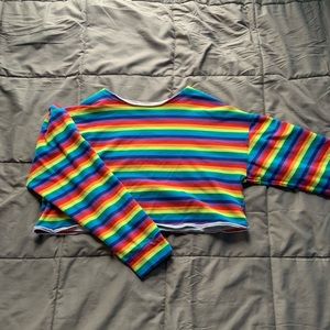 Rainbow Crop Top